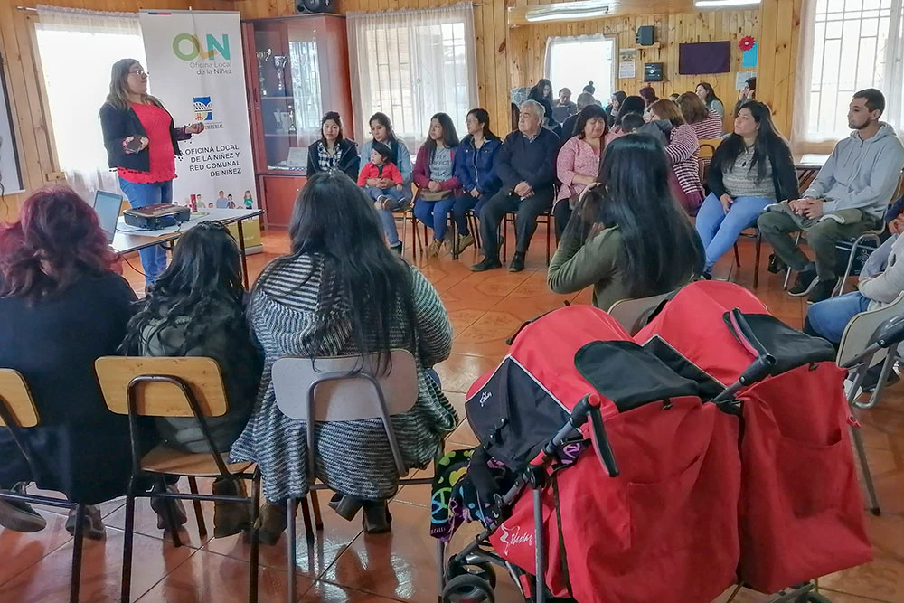Fachada de las nuevas oficinas locales destinadas a la protección y bienestar de la infancia en la comuna.