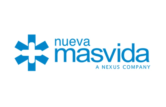 Logotipo de Nueva Masvida asociado a servicios de salud y bienestar en Providencia.